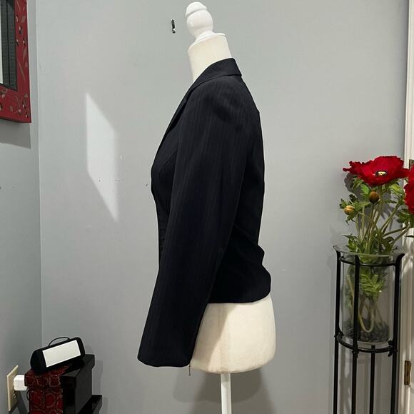 NEW Banana Republic Wool Pinstripe Structured Hourglass Classic Blazer Jacket 2 - Picture 5 of 14